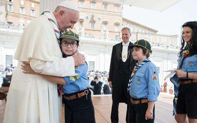 Papa Francisco recibir� a 5.000 j�venes scouts de todo el mundo