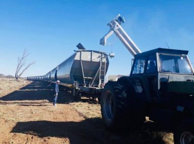 Nueva estaci�n comercial del tren de cargas en San Luis