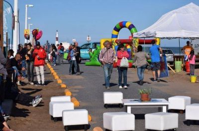 Con m�sica en vivo y distintas atracciones, inauguran la pavimentaci�n y la iluminaci�n LED de la Escollera