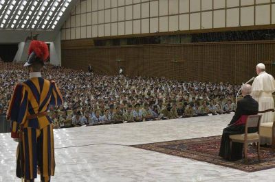 Ser �constructores activos de Europa� � El Papa Francisco a los �scouts� europeos