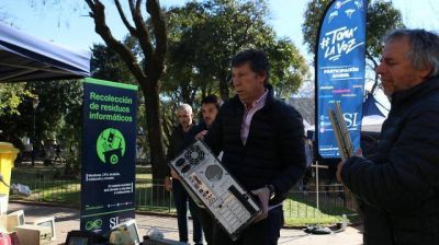 San Isidro recolectó residuos electrónicos para reciclar y reducir la contaminación