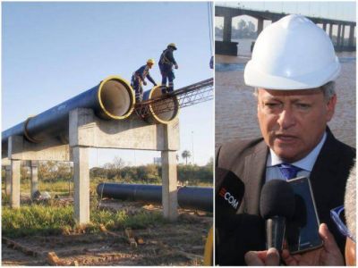 Peppo visit� la obra del Segundo Acueducto: �Significa agua potable para m�s de 500 mil chaque�os�