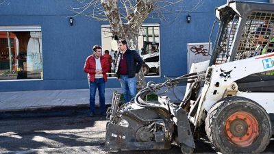 Grandes avances en la repavimentacin de arterias del centro de la ciudad 