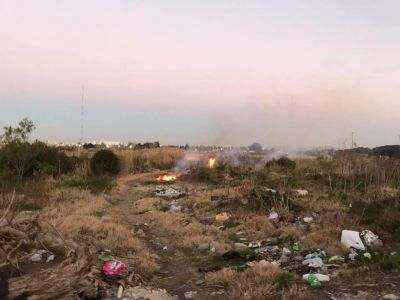 Otra quema en la cantera de Hern�ndez y un pedido de informes en el Concejo