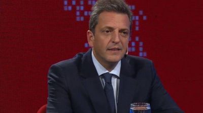 Sergio Massa, flores al kirchnerismo: 