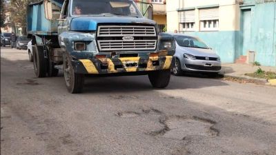 Conteo: �Cu�ntos baches tap� la gesti�n L�pez en sus 4 a�os de gobierno?