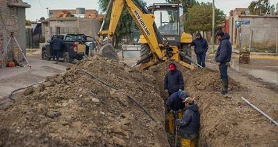 Finaliz� la obra del acueducto del barrio INTA