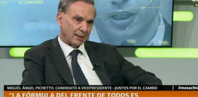Miguel Angel Pichetto: �Hay algunos que est�n queriendo adelantar la elecci�n de octubre�