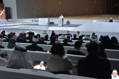 El Papa agradece la creaci�n del Comit� para implantar el Documento de Abu Dhabi