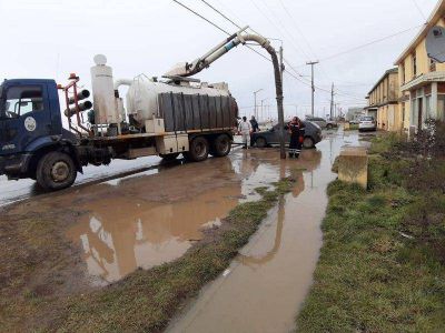 Operativo para garantizar el buen funcionamiento del sistema pluvial