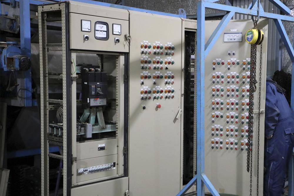 Ro Grande: La Municipalidad reemplaz un tablero elctrico en una planta de de tratamiento de cloacas