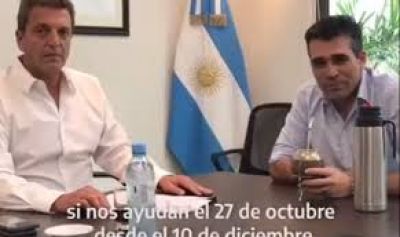 �Qu� dijo Massa de Necochea y de la planta de efluentes que no fue?