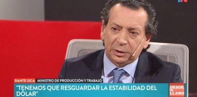 Dante Sica pidi� �resguardar la estabilidad cambiaria de la contienda pol�tica�