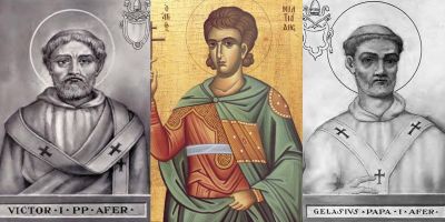 Los tres papas africanos de la Iglesia