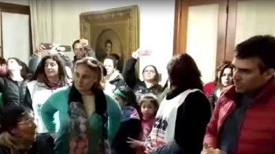 Video: Facundo L�pez recibi� a organizaciones sociales en su despacho