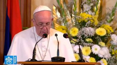 Discurso del Papa ante las autoridades y sociedad civil de Mauricio