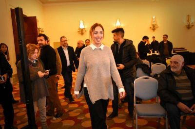 La gobernadora Vidal lleg� a Mar del Plata