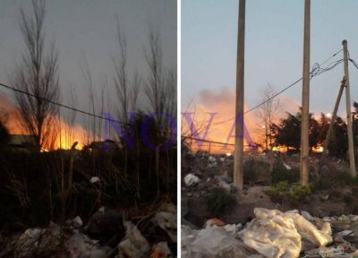 Chivilcoy: incendio descontrolado en el basural llen� de humo la ciudad y gener� trastornos a los vecinos