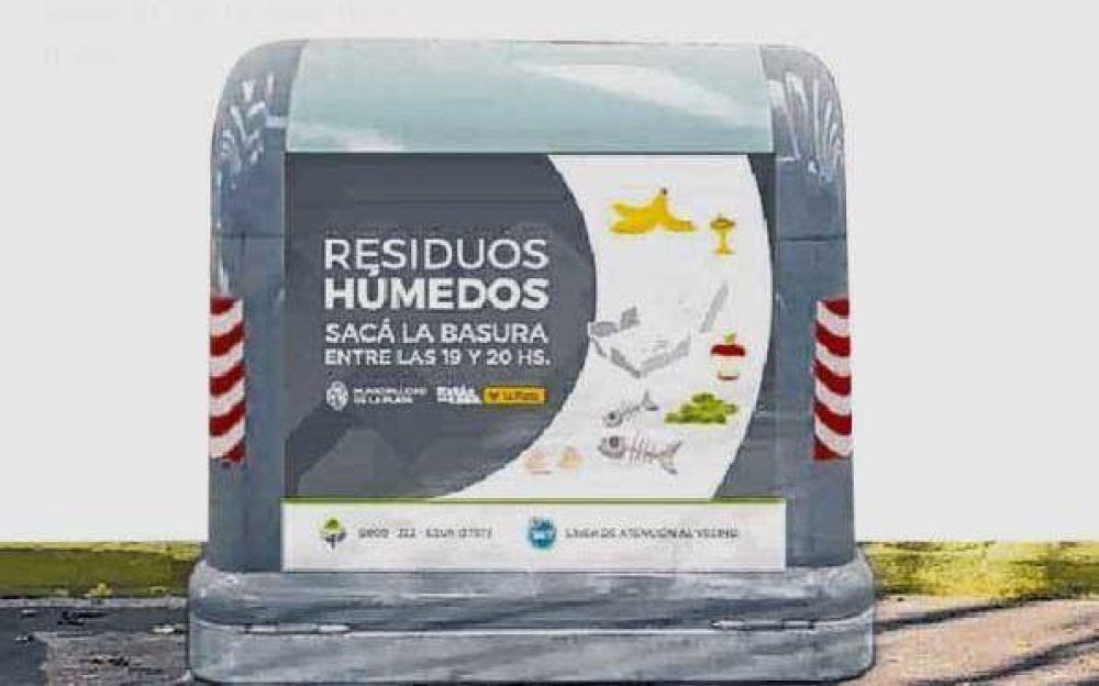 Colocaron nuevos contenedores de basura en un sector de Tolosa