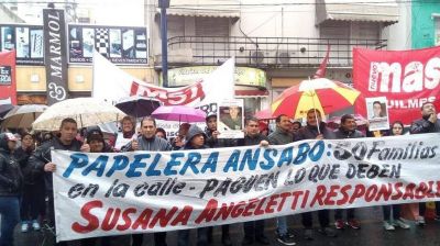 Gesti�n obrera: despedidos de Ansabo resolvieron poner a producir la papelera