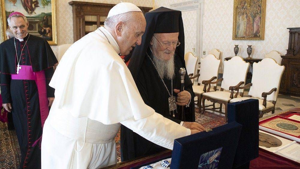 Vaticano: Encuentro del Papa Francisco con el Patriarca Bartolom
