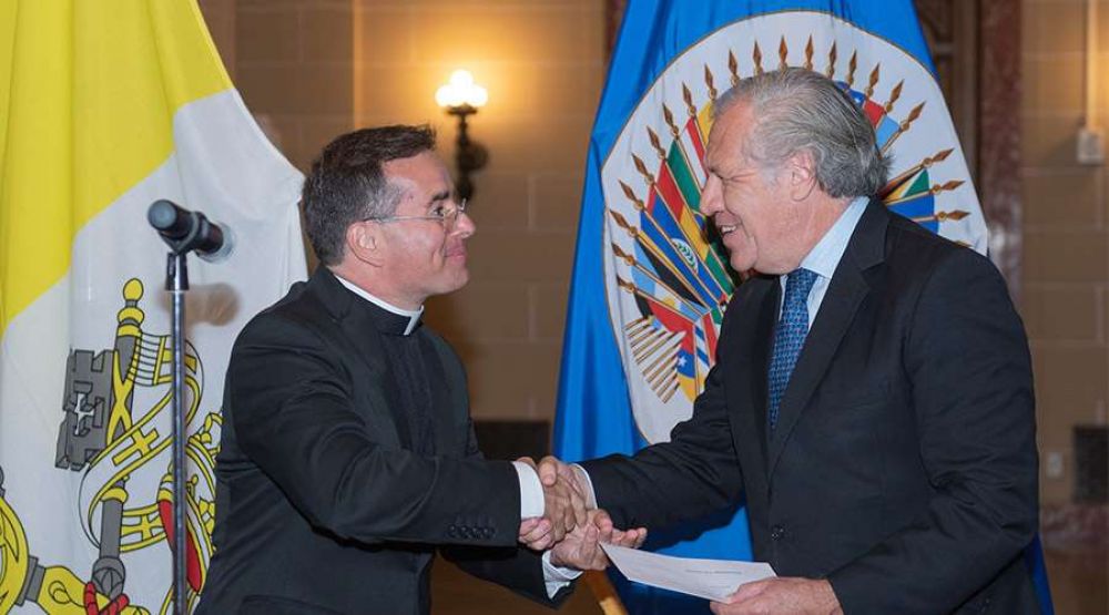 Vaticano abre oficina para que embajador trate asuntos exclusivos de OEA