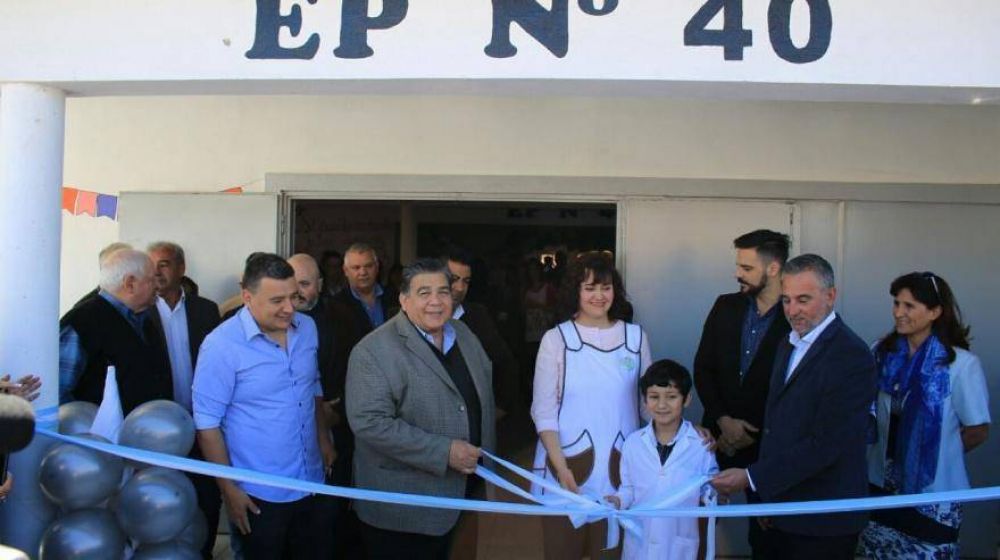 Mario Ishii inaugur otro edificio educativo construido por el municipio