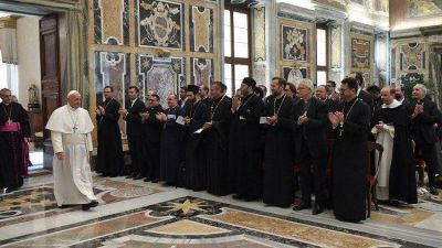 El Papa a Sociedad de Derecho de Iglesias Orientales: �Que todos sean uno�