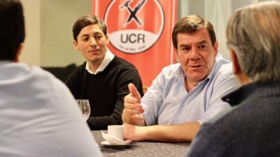Montenegro recibi� el apoyo de la UCR local