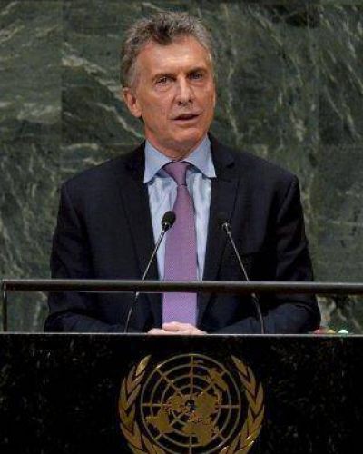 Macri viaja a Estados Unidos para participar de la Asamblea General de la ONU