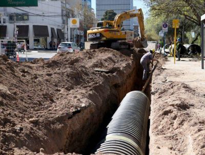 Por 15 d�as el centro de Neuqu�n estar� en obra para unir los megapluviales