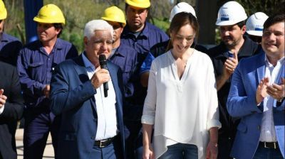 Vidal inaugur� la nueva planta potabilizadora de General Rodr�guez
