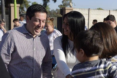 M�s familias beneficiadas con la obra p�blica que el gobierno municipal realiza en Tortuguitas