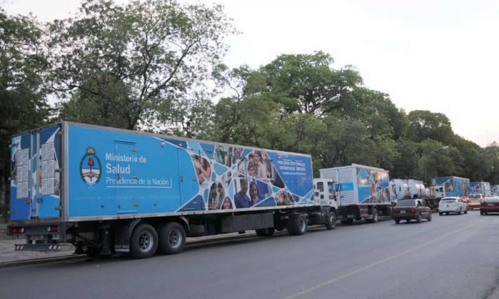 Dos camiones sanitarios en Quequn, el 4 y 5 de Octubre