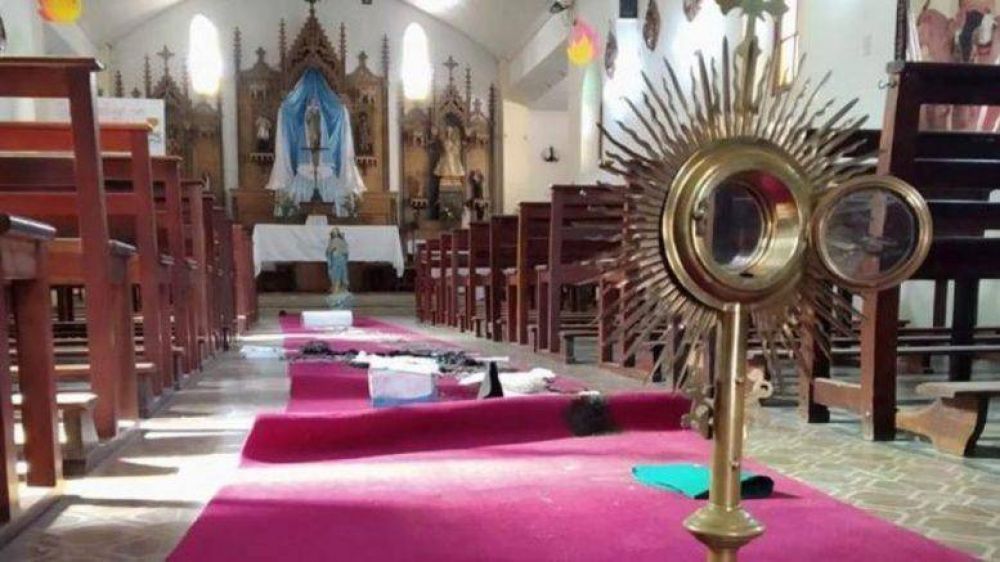 Delincuentes destrozaron y robaron Iglesia en Pontevedra