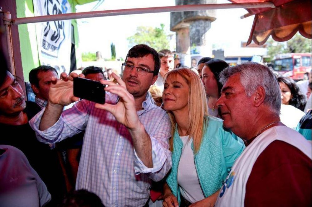 Magario fue a Morn a acompaar al candidato local: crticas a Macri, Vidal y Tagliaferro