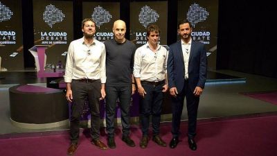 Con pocos cruces, Rodr�guez Larreta y Lammens midieron fuerzas en el debate a jefe de Gobierno porte�o