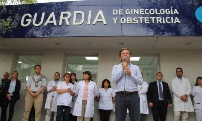 Jaime M�ndez inaugur� la nueva maternidad del Hospital Larcade
