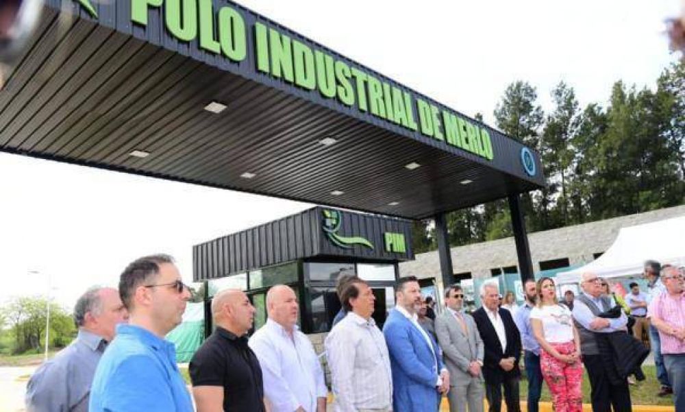 Qued� inaugurado el polo industrial de Merlo