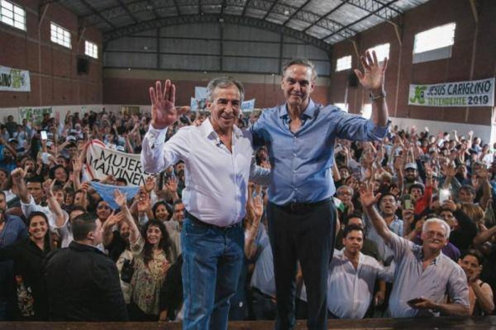 Pichetto compartió un acto en Malvinas con Jesús Cariglino
