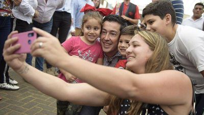 Leo Nardini inaugur� la semi peatonal de Los Polvorines 