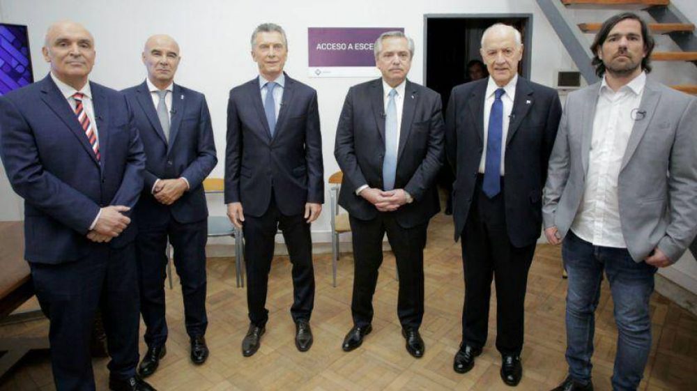 Alberto sali� a ganar el debate, Macri a no perderlo