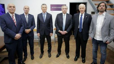 Alberto sali� a ganar el debate, Macri a no perderlo