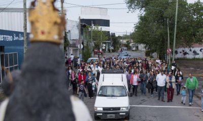 Patronales: Se realiz� la procesi�n y la misa en honor a la Virgen del Pilar