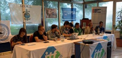 La Juventud de ITF apoy� la lucha de gremios portuarios, delivery y aeron�uticos