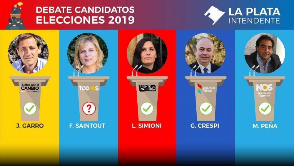 Con Saintout en duda, se realiza un nuevo debate de candidatos a Intendente