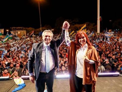 Alberto Fern�ndez, Cristina y Kicillof cerrar�n la campa�a del Frente de Todos en la ciudad