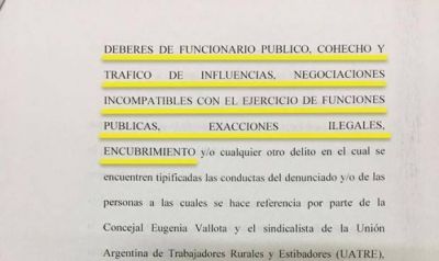 Se judicializa la campaa electoral en Necochea: el frente Todos denunci a Antunez por trfico de influencias y encubrimiento