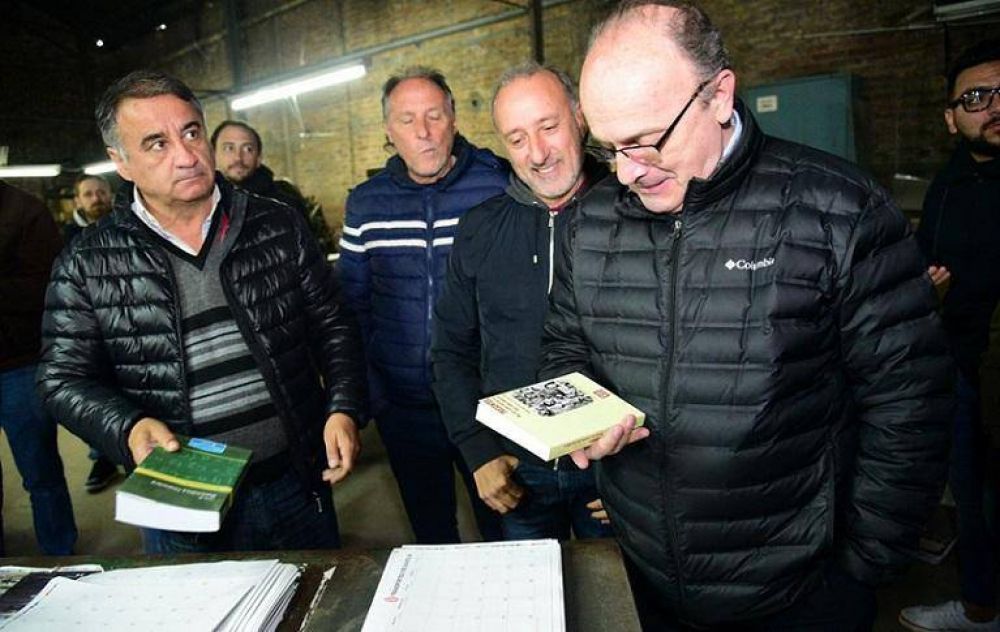 Leopoldo Moreau visit Lans y llam a votar a Depetri