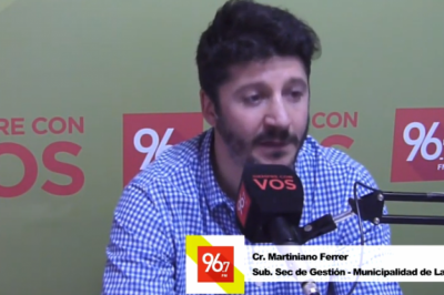 �Garro invierte por d�a m�s de $ 300 mil en obras escolares, y antes la gastaban en recitales�, dijo Ferrer